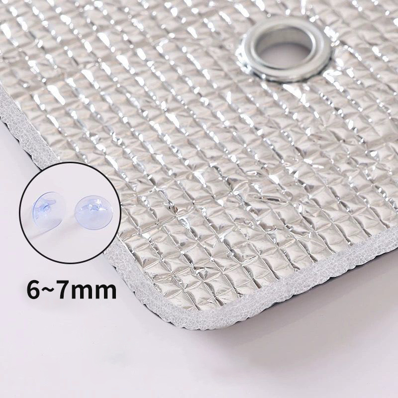 Window Sun Shade Film Home Sunshade Protector Pad Indoor Aluminum Foil Insulation Film House Anti-UV Sun Protection Pad: 24"W x 48"L / Red