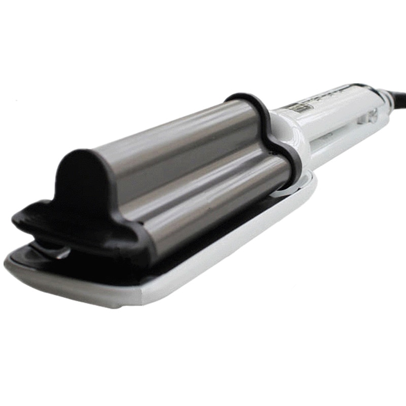 LCD Display Hair Wave Triple Barrel Curler hair Curling Iron wand Ceramic Hair Curler Deep big Waver Hair Beauty Styling Tools