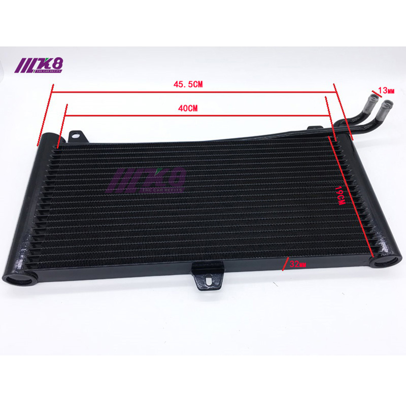 Oil Cooler Aluminum Transmission Oil Cooler Automatic Stacked Plate Oil Cooler Radiator 4 6 8 12 13Row 15Row 22Row