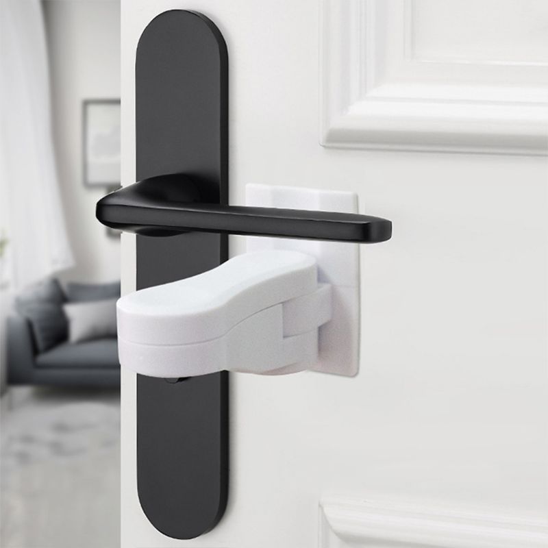 Dispositif de protection anti ouverture des portes autour de bébé,serrure à levier pour poignée de porte de la maison, accessoire universel de sécurité et matériel de professionnels,