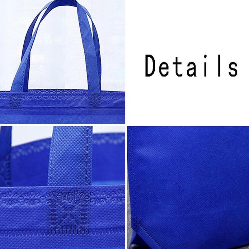 6 Color Reusable Eco Nonwoven Shopping Bag Foldable Grocery Handbag bag Capacity Tote Storage Bag High Casual P6Q0