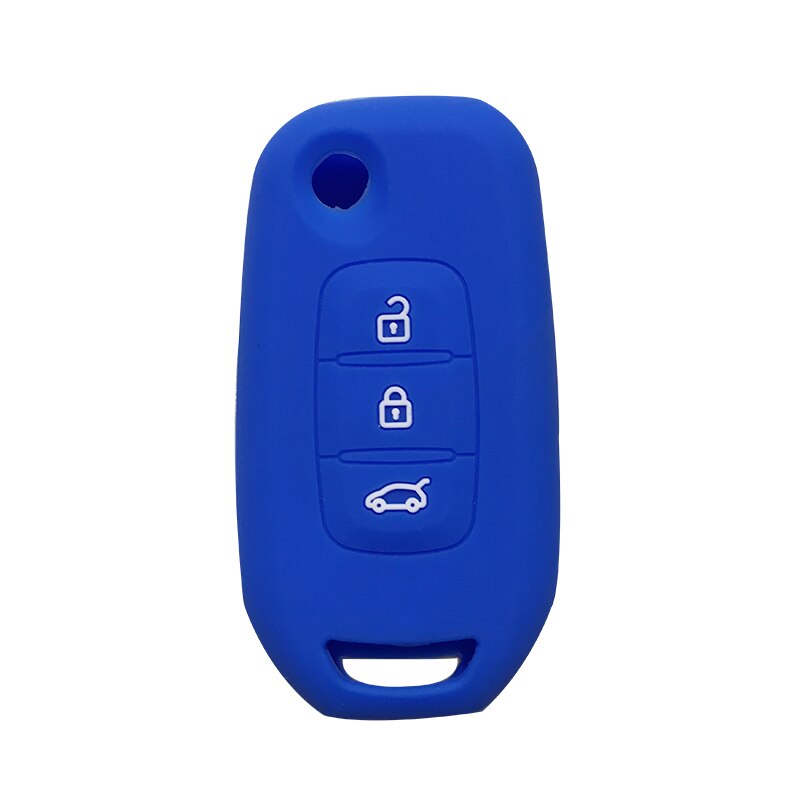 Porte-clés coquille de rechange pour Renault Arkana | Pour Renault Sandero Europe XP Megan Gel de silice, porte-clés de voiture: blue