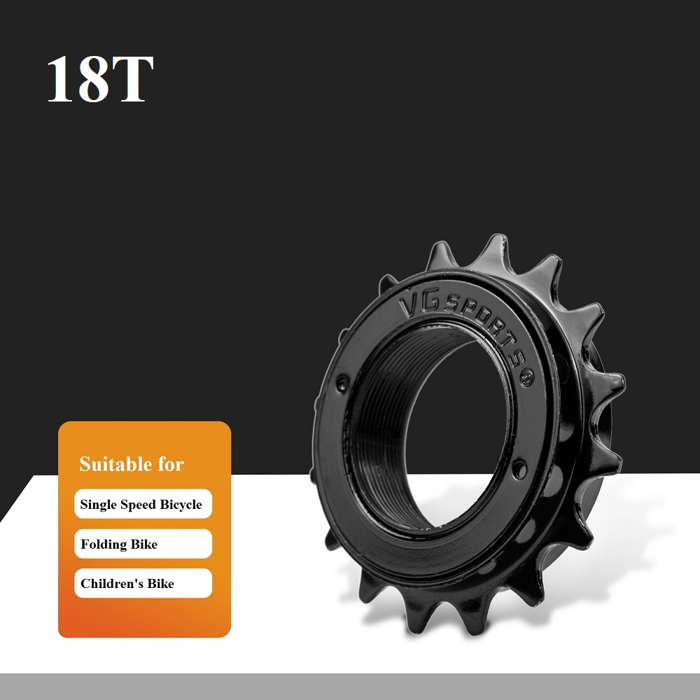 Piñón de volante de bicicleta de marcha única 16T-22T, pieza para BMX, engranaje de engranaje de engranaje de 1 velocidad, rosca Imperial de 34mm, accesorios universales para ciclismo: Gris oscuro