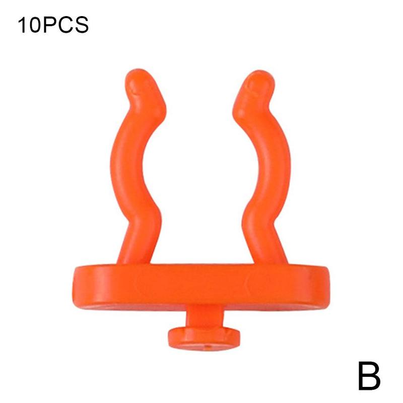 Herramientas de Hardware para colgar, cartel para colgar, Agujero colgante gancho con placa, piezas, caja de almacenamiento, Unidad de garaje, placa de agujero de plástico , 10 Uds.: B