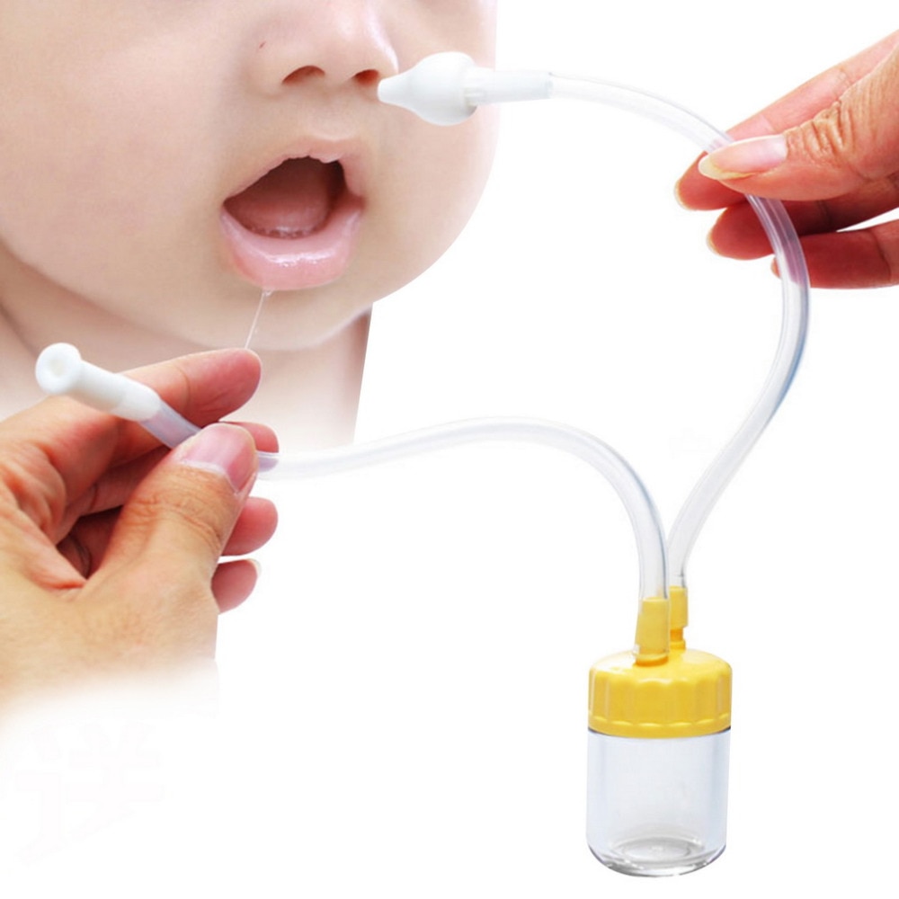 Pasgeboren Baby Veilig Neus Stofzuiger Zuig Neusslijm Loopneus Aspirator Inhaleren