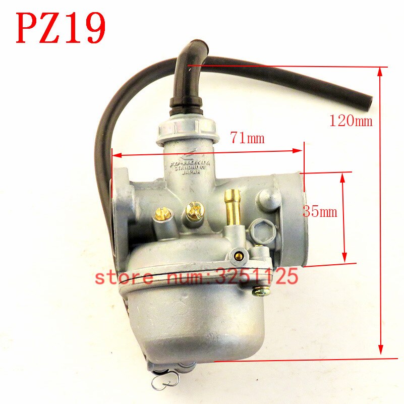 19mm 20mm 22mm Motorcycle Carburetor CARB PZ19 PZ20 PZ22 fit for 50cc 70cc 90cc 110cc 125cc ATV Quad Go kart SUNL TAOTAO
