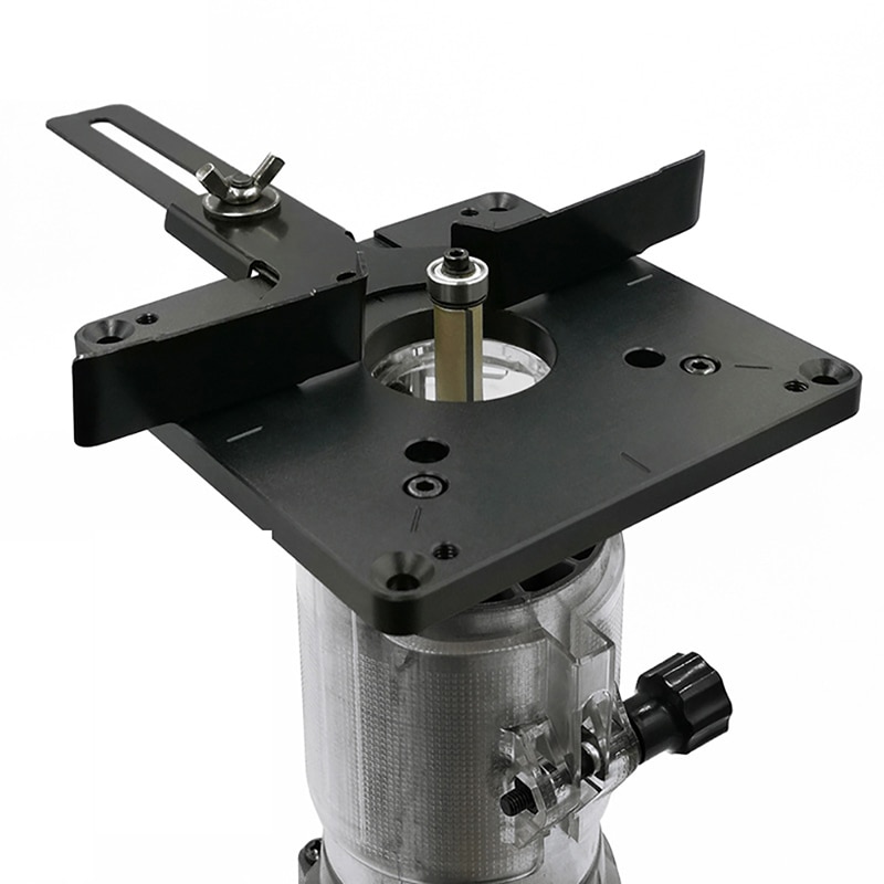 Universal Aluminum Router Table Insert Plate Trimming Machine Flip Board For Woodworking Benches Router Table Plate: Default Title