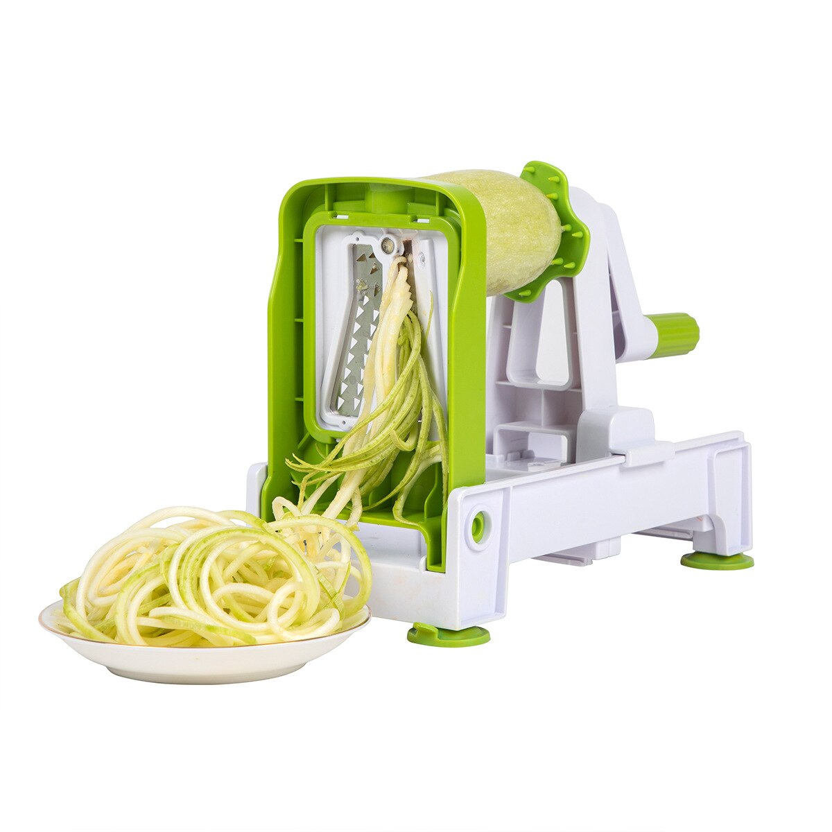 5 Blade Vegetable Spiralizer Folding Veggie Pasta & Spaghetti Potato Vegetable Spiral Cutter Zucchini Slicer Kitchen Gadgets: Default Title