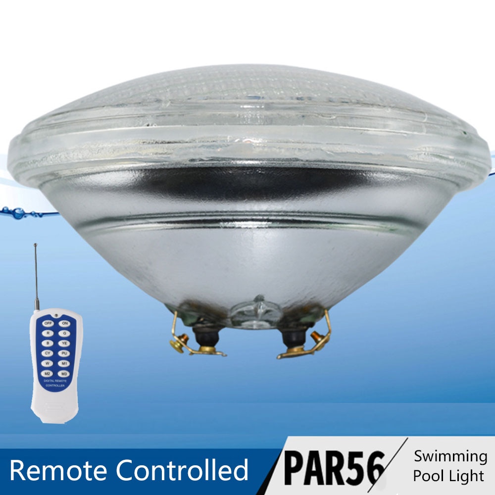 12V PAR56 Led Zwembad Licht Flushbonading Kleur Veranderende Onderwater Spotlight Remote Controlled Vijver Verlichting 6W 9W 18W 54W