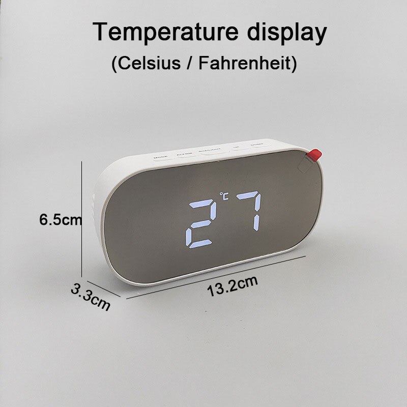 Led Alarm Clock Digital Child Luminous Electronic Table Clock Digital Clock for Room Clock with Temperature