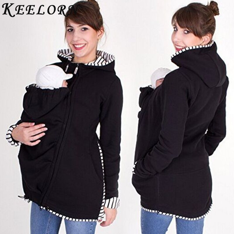 Keelorn manteaux de maternité veste d'hiver pour femmes enceintes vêtements de plein air à manches longues solide apporter enfants tenues vêtements vestes