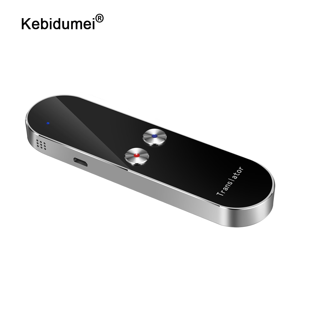 K8 tradutor de voz portátil bluetooth tradutor 68 linguagem em tempo real máquina de tradução de voz para viajar reunião