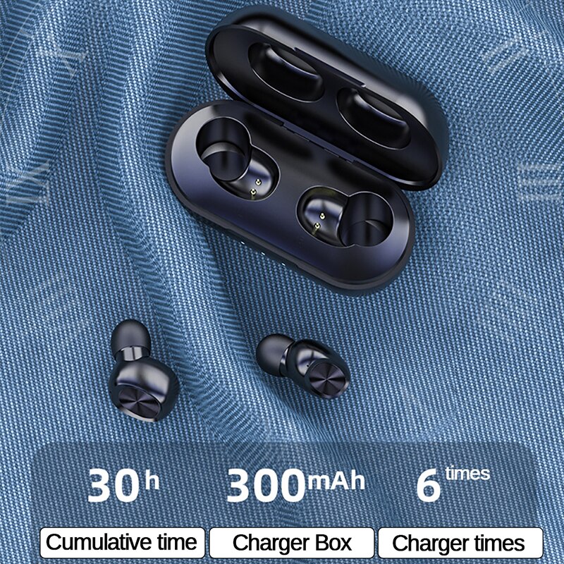 YABA BTH-239 Touch Control Bluetooth Earphones, TWS Wireless arbuds Waterproof 9D Stereo Music Headset for Xiaomi ,PK t3 gt1