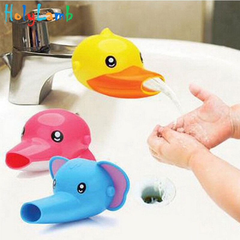 Cartoon Animal Faucet Extension Children&#39;s Guide Sink Hand Handwashing Tools Extension Of The Water Trough Bathroom