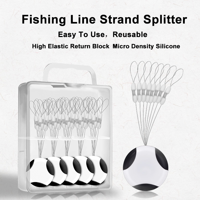 40 sztuk podwójne haczyki stycznik urządzenie Subline anty-uzwojenia bifurkacja separator rozdzielacz przestrzeń fasola żyłka obrotowe wiązanie zbyt