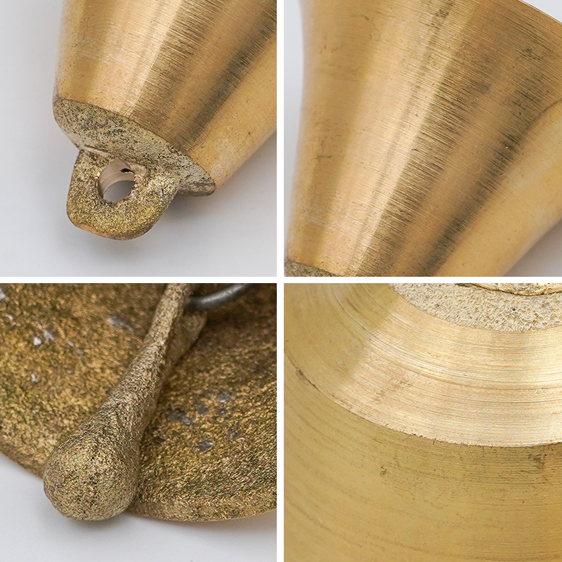 Campanas de cobre para pastoreo de ovejas, vaca, caballo, ganado, ovejas, campana antigua grande y gruesa, Animal, previene la pérdida, campana de aleación de Zinc