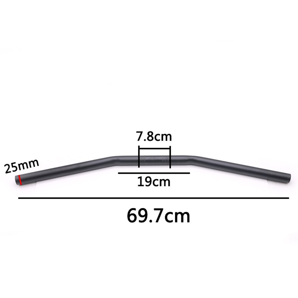 1 ''25mm Universele Motorfiets Stuur Slepen Bars Rechte Bar Dual Sport bike Voor Cafe Racer Cruiser Bobber Straat bike Offroad