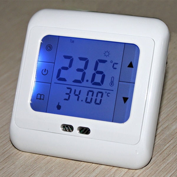 Floureon BYC07.H3 Thermoregulator Touch Screen Heating Thermostat for Warm Floor,Electric Heating System Temperature Controller