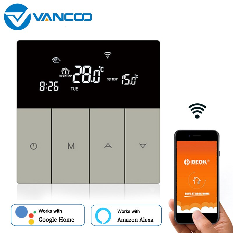 Wifi smart termostat 220v elvärme termoregulator digital termostat calefaccion temperaturregulator: Tgp 51 gwifi-ep