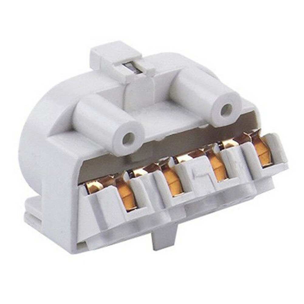 Socket Adapter 2 A 4 Pin Home Lamp Base 2G11 Tube 250 V White Heat Resistant Durable Light Holder Connector Easy Install