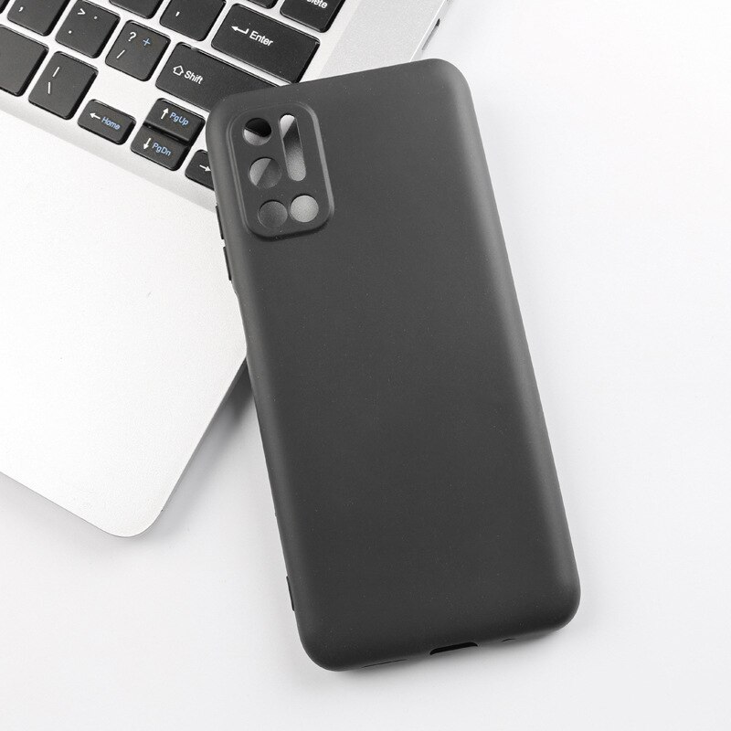 Coque de Protection complète à 360 degrés pour Doogee N40 Pro, étui en TPU noir souple avec verre trempé pour Doogee N40 Pro N40Pro Vetro: Black Case Only