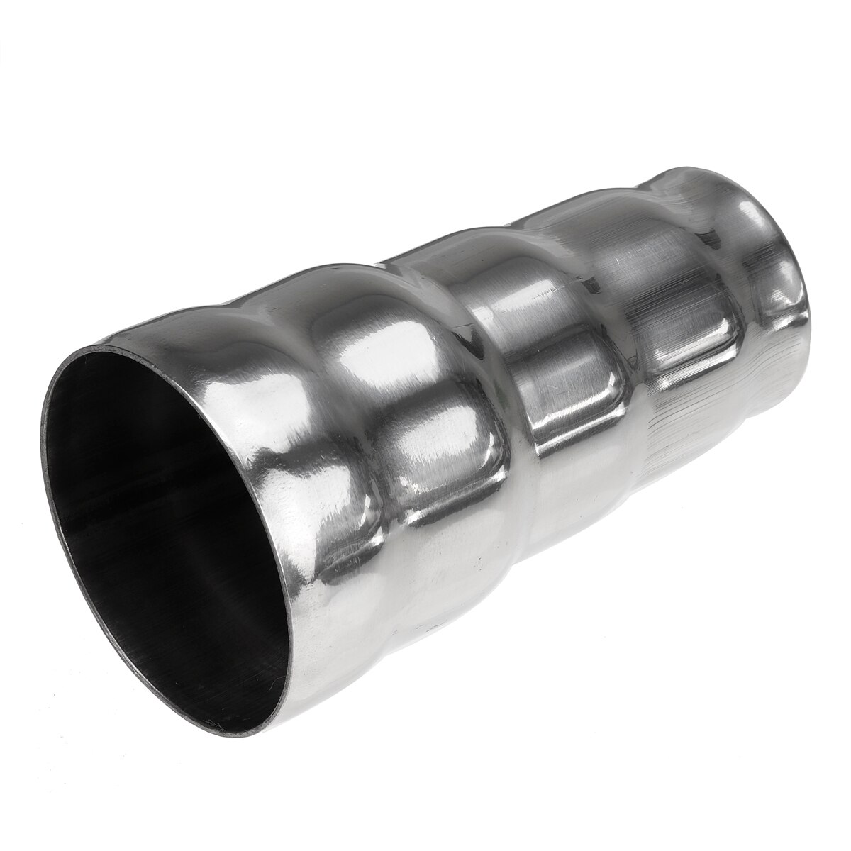 50Mm-72Mm Universele Auto Uitlaatdemper Pijp Reducer Adapter 5 Stappen Connector Buis Roestvrij Staal