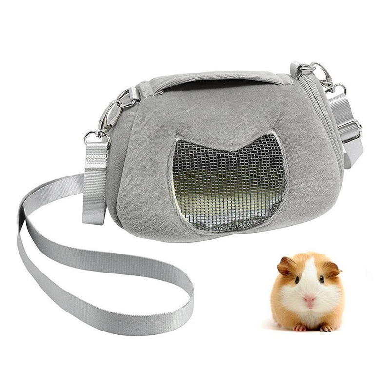 -Portable Pet Carrier Uitgaande Handtas Met Verstelbare Schouderriem Pouch Voor Suiker Zweefvliegtuig Hamster Eekhoorn Kleine