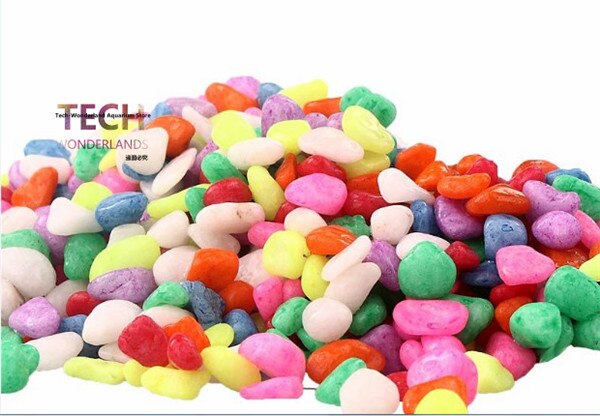Piedras Grava P/ Acuario O Decoración Color Verde Agua 10kg | Envío Gratis