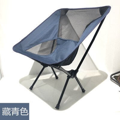 Outdoor Draagbare Vouwen Stoel Strand Stoel Vissen Stoel Ruimte Stoel Camping Leisure Maan Stoel: F
