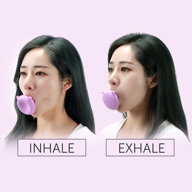 Face Slimming Tool Women Face Lift Skin Firming V Shape Exerciser Mouth Exercise Instrument Cute Portable Face Slimming Tools