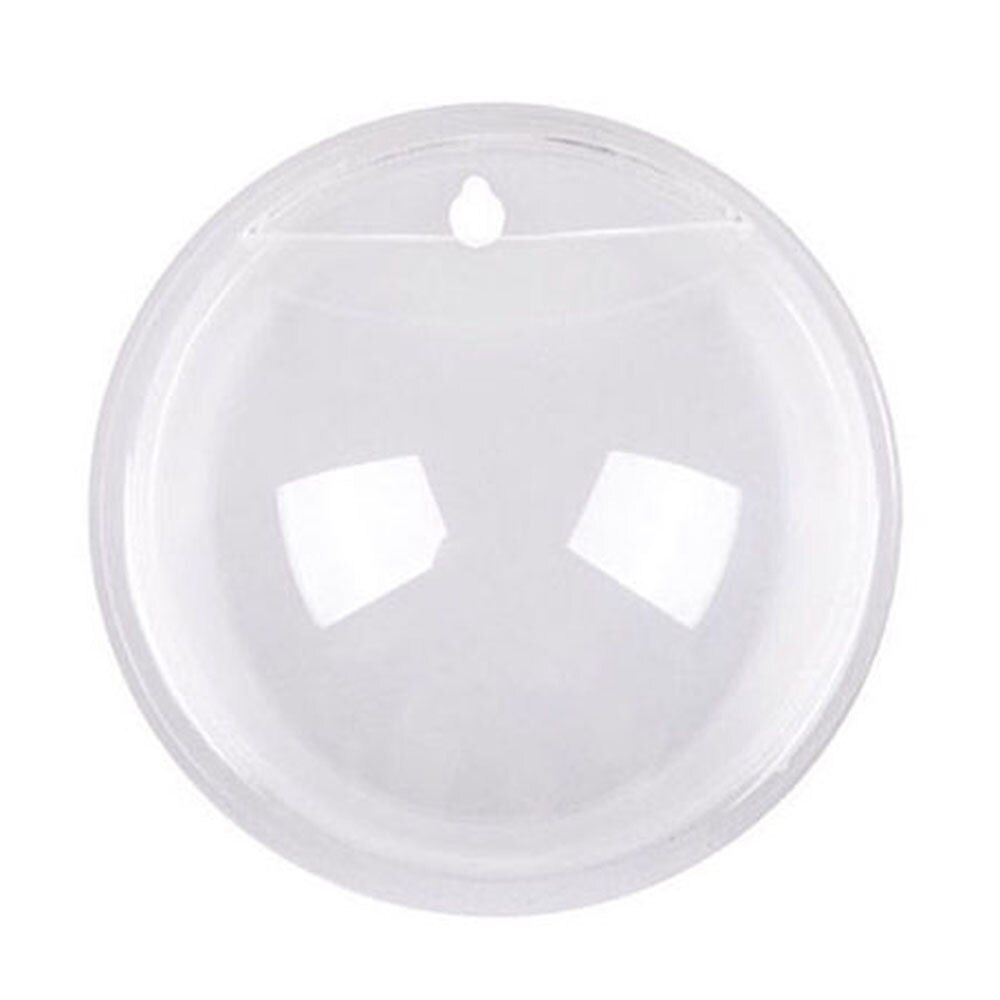 Wall Mounted Hanging Fish Tank Aquarium With Background Acrylic Fish Bowl Fish Tank Flower Plant Vase Home Decoration: Transparent / 29.5 cm