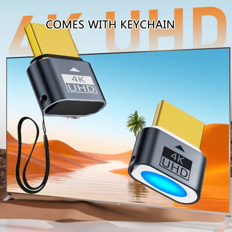 4k 60hz virtuaalinäyttösovitin hdmi dummy plug edid 60hz/120hz 1080p