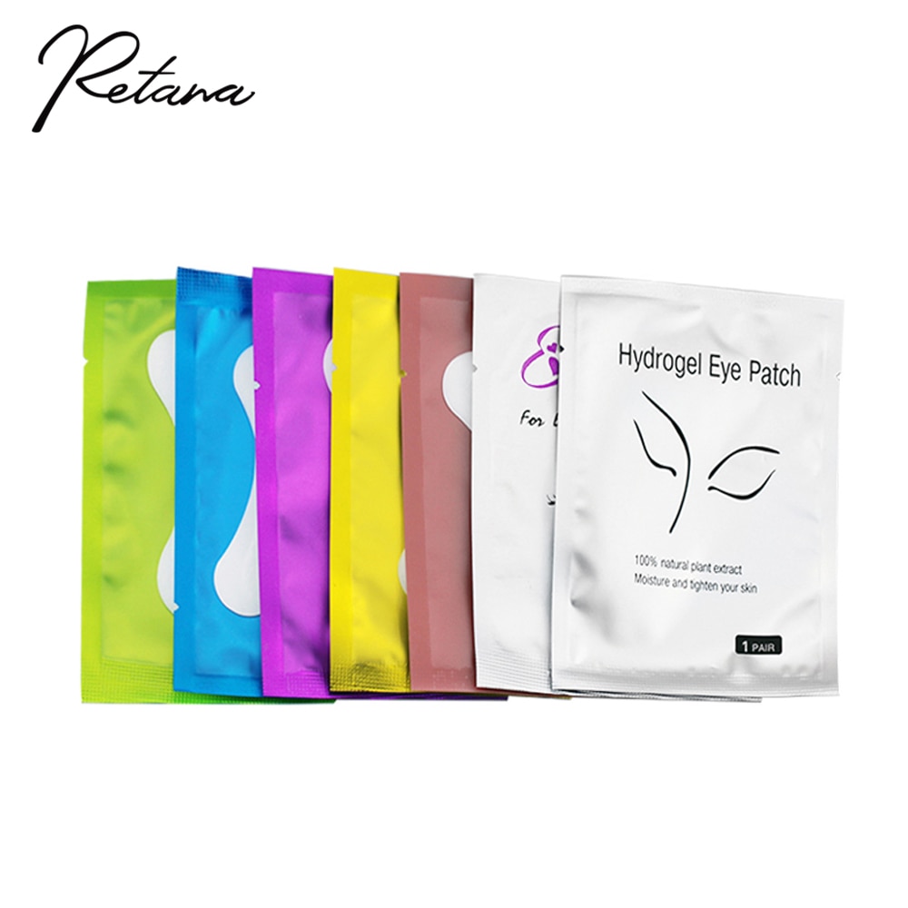 Autocollants d&#39;extension de cils, 50/100 paires, tampon sous les yeux, Patch de papier pour Extension de cils, Patch de Gel
