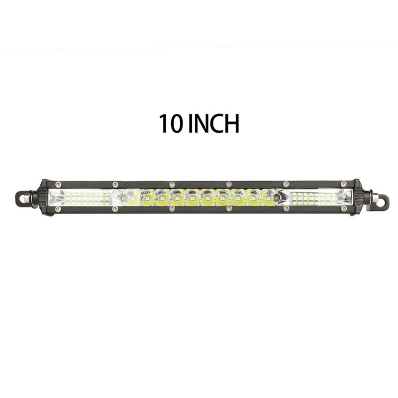 7 ''13'' 20Inch Offroad Led Licht Bar Flood Light Spotlight Combo 180W 60Leds Verlichting voor Jeep Auto 4WD Truck Suv Atv 12/24V: A 10in 78w 26LEDs