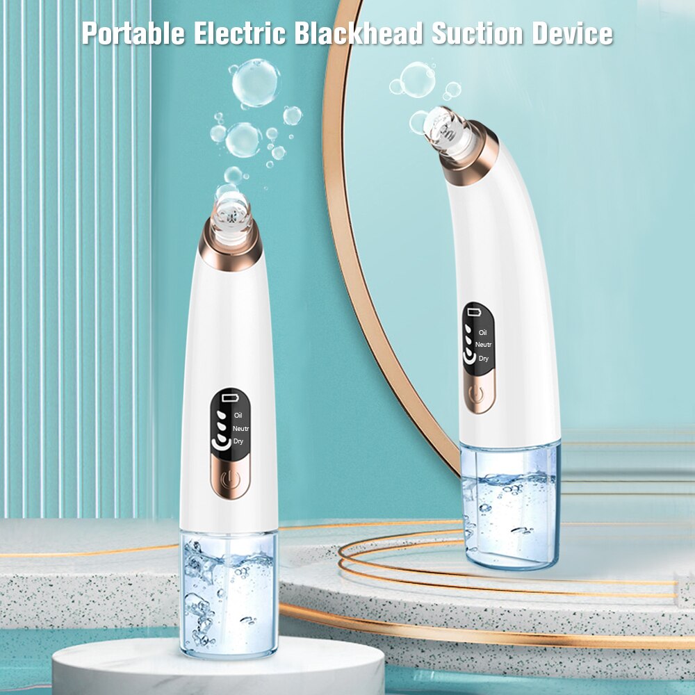 2022 Electric Blackhead Remover Suction Device Household Face Pore Cleaner Cosmetic Instrument Black Head Remover Tool