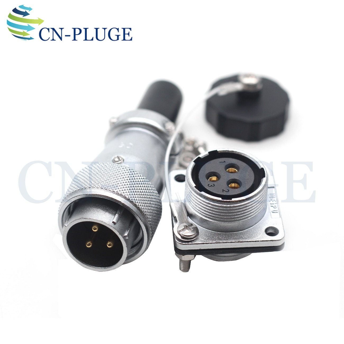 WEIPU WS20 serie, 2, 3, 4, 5, 6, 7, 9, 12 pin impermeable conector cuadrado conector de montura de Panel Industrial de macho y hembra IP67