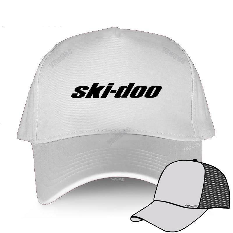 Baseball Kappe Hut Sport Bonnet Hysterese Hip Hop SKI DOO Papa hut im freien sommer Baseball Caps: white mesh