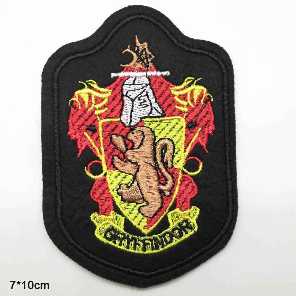 Snake Leeuw Ijzer Op Zweinstein Ravenclaw Gryffindor Crest Huffelpuf Slytherin Geborduurde Kleding Patches Voor Kleding: shizi(xiao