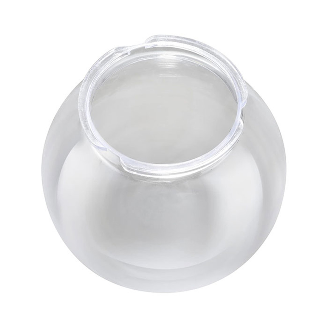 D15cm D20cm D25cm Twist Lock Neck Clear Acrylic Shade Replacement Post Globe Cover with 9.2cm Opening for Outdoor Pathway Lamp