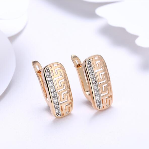 Iutopian Classic Geometric Style Hoop Earrings Top Environmental Jewelry 1#RA21334: FK061