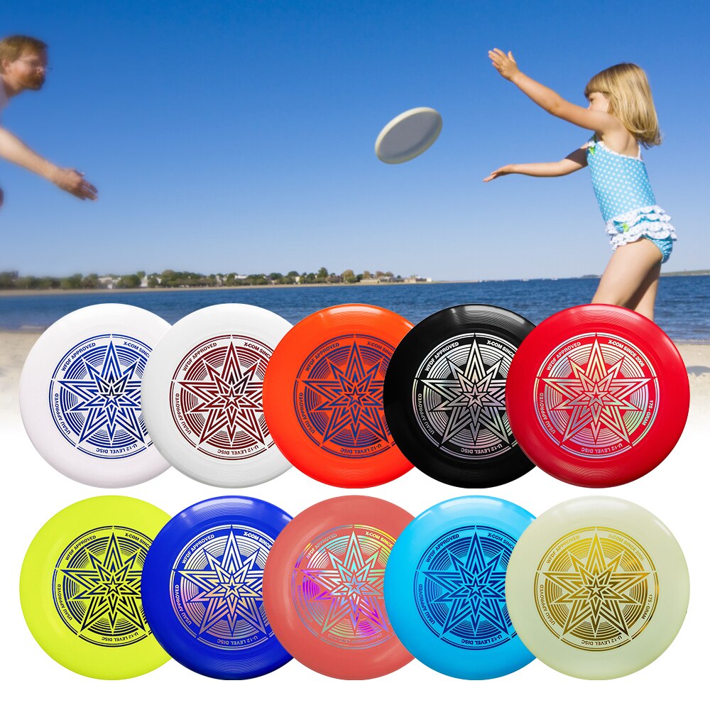 10.7 inch 175g buiten plastic vliegende schijven sport vliegende schotel schijf voor junioren kinderen volwassenen strand gooien vangen spelen speelgoed