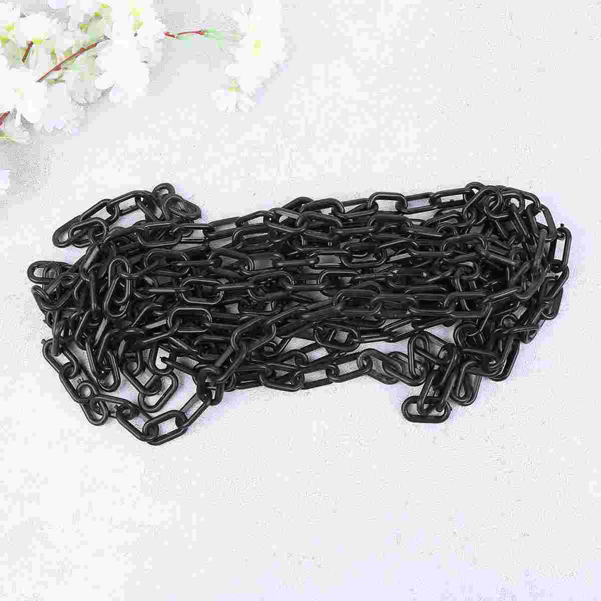 Barriera di sicurezza in plastica a catena maglie gialle blocco appeso catene Uv cintura resistente cinghia del sito accessori per magazzino parcheggio