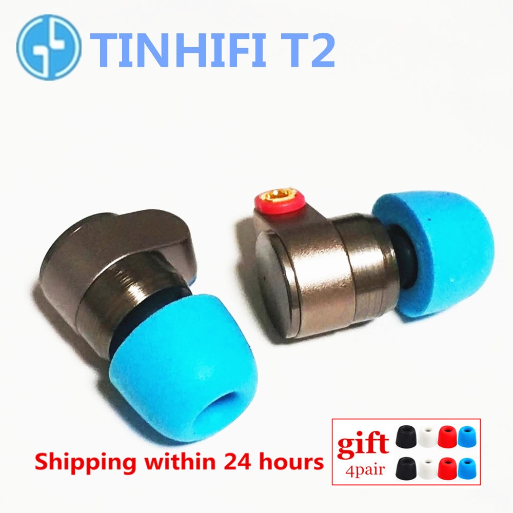 TINHIFI T2 dans l'oreille ecouteurs dynamique lecteur HIFI basse écouteur métal 3.5mm casque avec câble remplaçable étain T4 T3 T2 PRO P1 S2