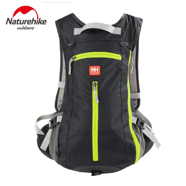 Naturehike waterproof cycling backpack with helmet cap pocket frameless outdoor camping backpack running hydration water bags