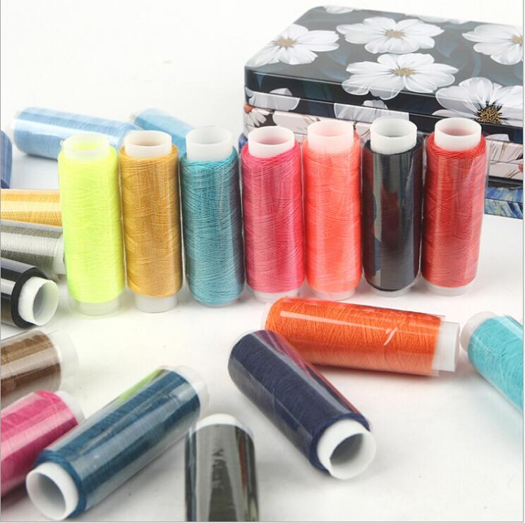 39Spools/Lot10 Multi Color Sewing Thread Polyester Thread Set Strong And Durable Sewing Threads For Hand Machines