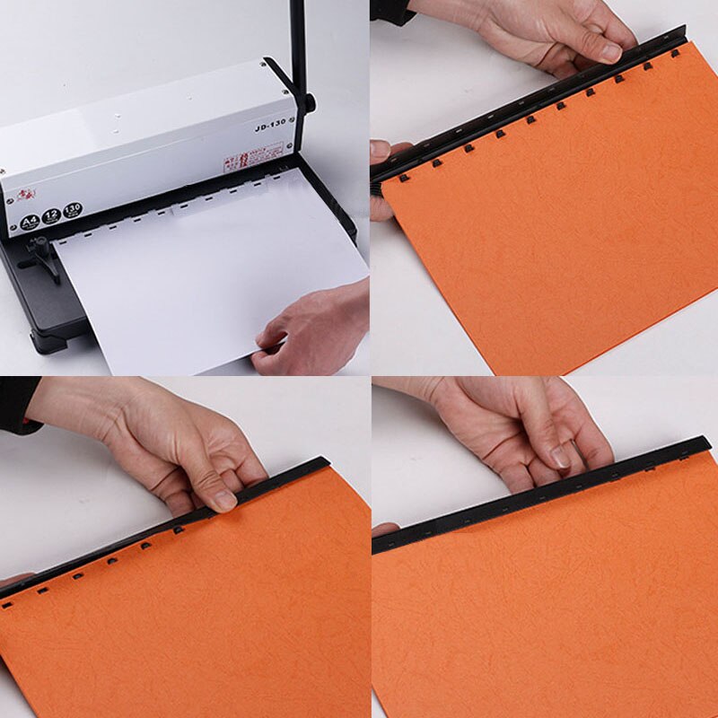 A4 Book binding machine 10 holes Paper Wire Binding 제본기 bookbinding suit A4 paper encuadernadora maquina