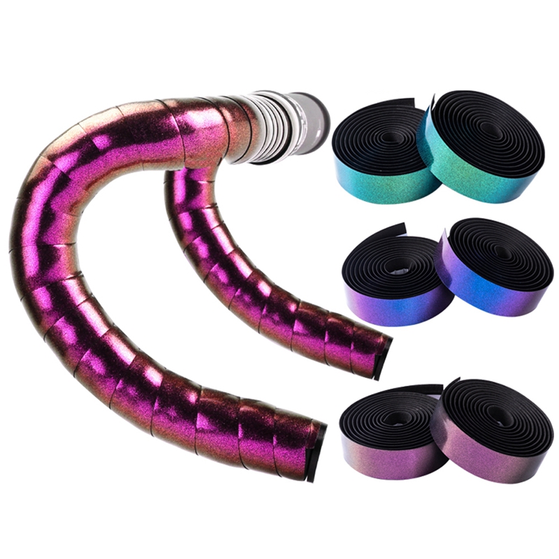 Cinta reflectante para manillar de bicicleta, cinta antideslizante de alta viscosidad para bicicleta de montaña o carretera