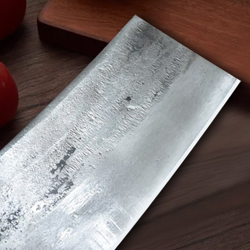 Kitchen Knife Handmade Forged Chinese Chef Knife Cleaver Meat Chopping Fish Filleting Vegetable Cutting High Carbon Clad Steel