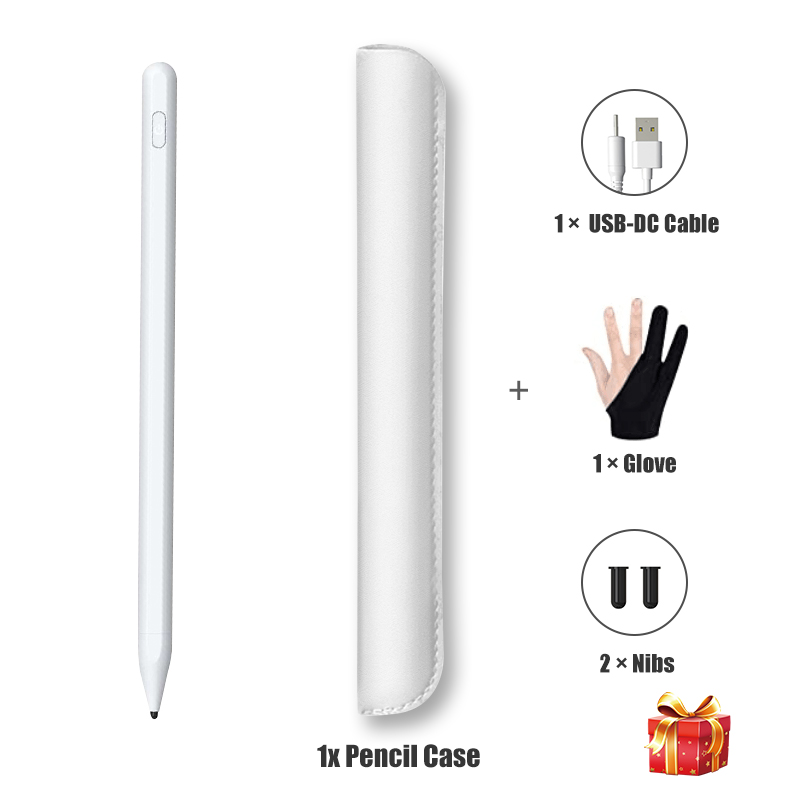 Active Stylus Pen For Apple Pencil 1 2 Touch Screen Pen For Tablet IOS Android Stylus Pen For iPad Pencil Xiaomi Huawei Phone: 2nd White