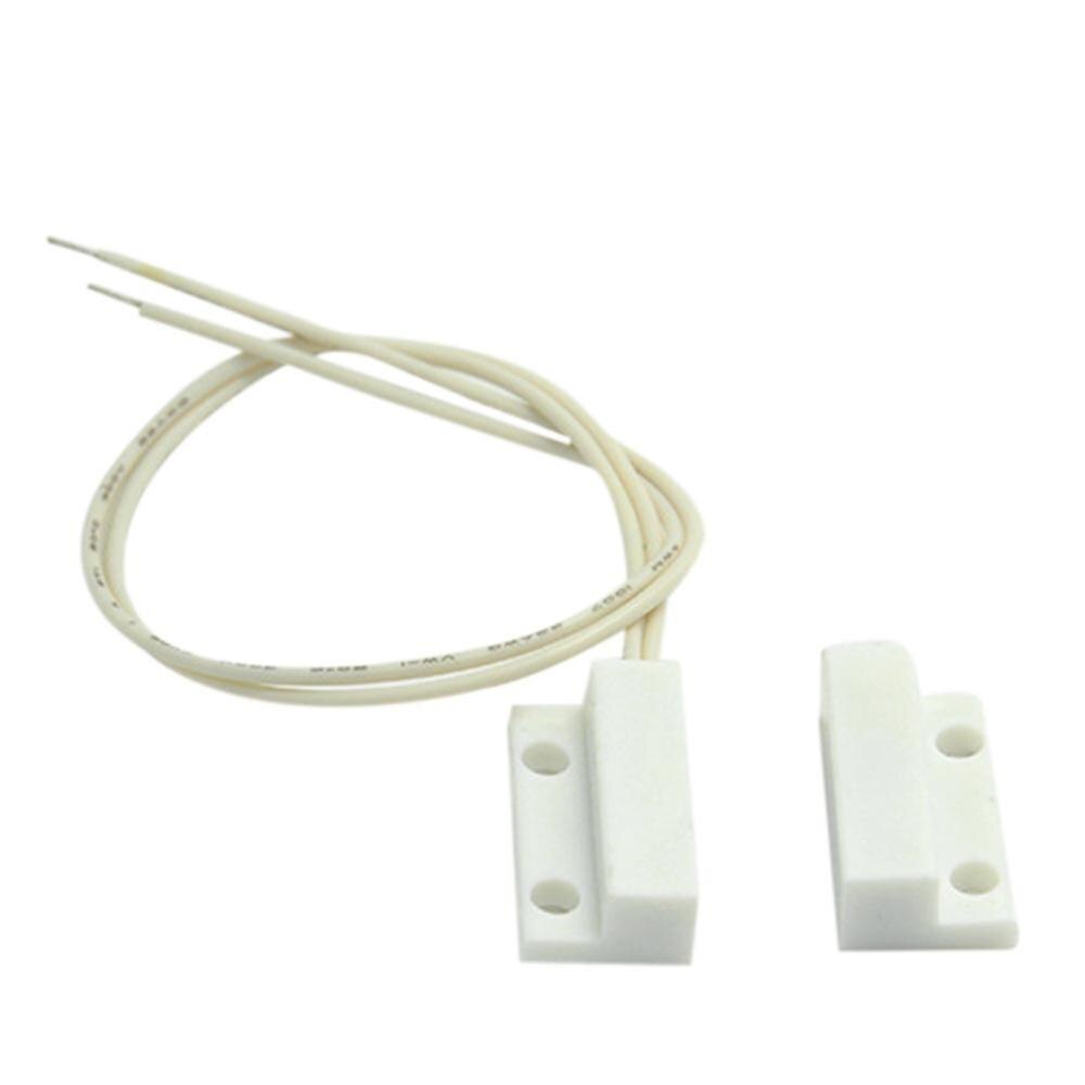 Wired Door Window Sensor Magnetic Switch Home Garage Apartment Alarm System Detector